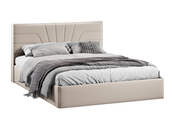 Спальня ПАНДОРА - Кровать c подъемным механизмом Тип 1 Велюр Confetti Cream