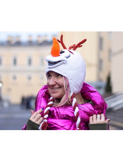 Шапка Снеговик
