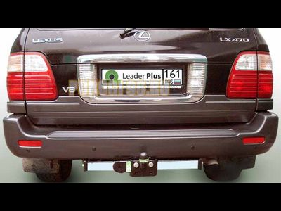 Фаркоп с нержавеющей пластиной Лидер-Плюс для Lexus LX-470/Toyota Land Cruiser 100 1998-2007