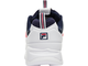 Кроссовки FILA RAY Бело-красно-черные мужские (41-45)