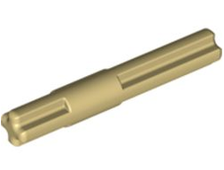 Technic, Axle  4L with Center Stop, Tan (99008 / 4666999)