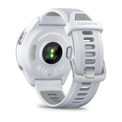 Умные часы Garmin Forerunner 965 белые, титановый безель, с белым ремешком, 010-02809-11