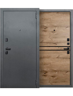 Diamond Black Букле Дуб Пацифик Металл/МДФ