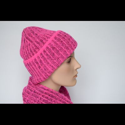 Шапка Vizio 1106 CRYO Италия ярко - розовая