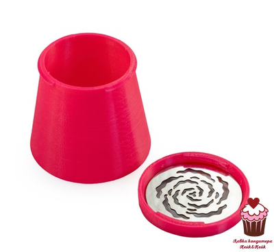 Набор насадок для зефирных роз №1 (адаптер + 3 диска)