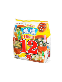 Hanamaruki Суп мисо с низким содержанием соли 4 вида, 12 порций