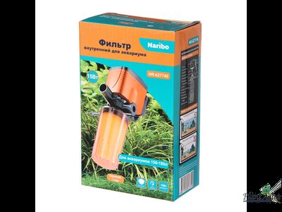 Фильтр внутренний Naribo 15Вт, 800л/ч, h=1м, для аквариума 80-100л