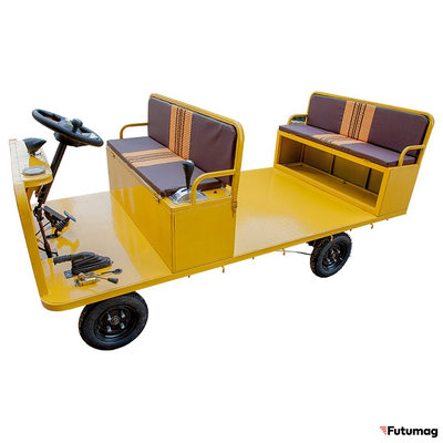 Платформенная тележка электрическая RuTrike ПОСТ ПАССАЖИР