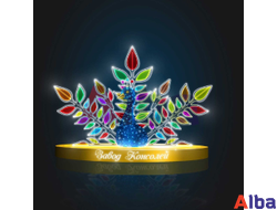 Световая декорация Павлин