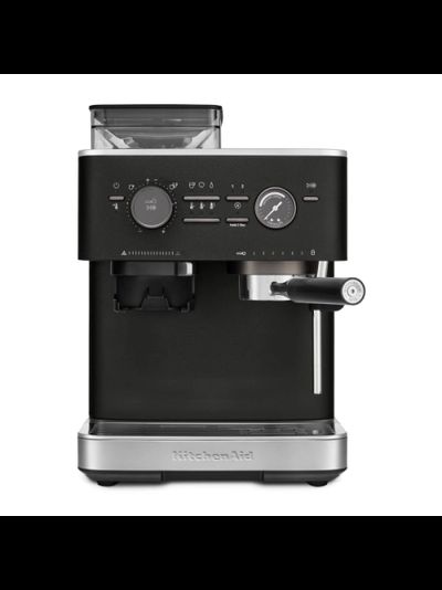 Полуавтоматическая эспрессо машина с кофемолкой KitchenAid, черный чугун, 5KES6551EBK