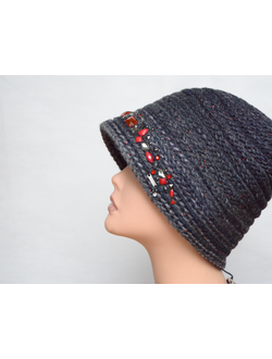 Шляпа клош с камнями Vizio Италия 5834 Р фото