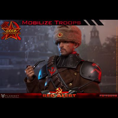 Советский призывник (Conscript, Red Alert 2) - КОЛЛЕКЦИОННАЯ ФИГУРКА 1/6 RED ALERT (FS-73046) - FLAGSET