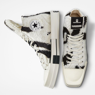 Converse x Rick Owens DRKSTAR Chuck 70 Zebra