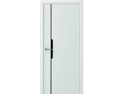 Дверь Графика-4 винил белого цвета
