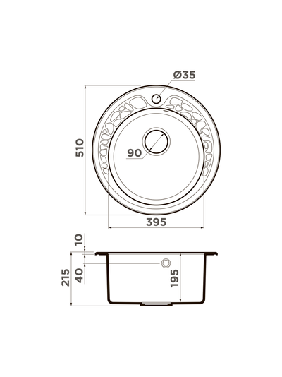 Мойка OMOIKIRI TOVADA 51