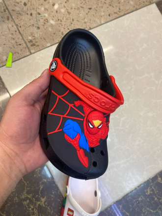 Crocs Kids Crocband Spider Man Детские Черные