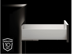 Ящик с тонкими боковинами и доводчиком H=171мм NL=450мм в цвете БЕЛЫЙ LineBox  (12.0096)  AQ *