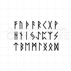 Штамп с рунами