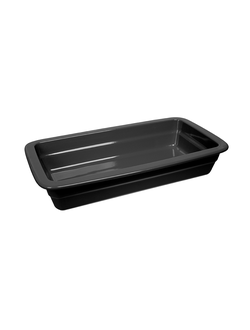 Гастроёмкость керамическая 1/3-60, 328х175х60 мм, цвет чёрный