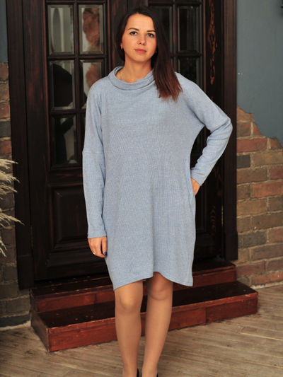 Платье 460-12230 голубой