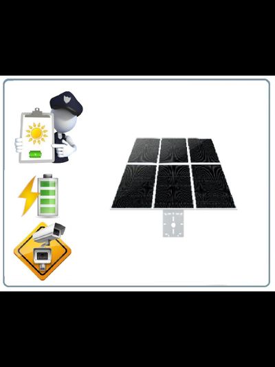 DE/VN-120W40A Солнечная панель с аккумуляторами для питания электронных устройств напряжением 12В до 5А и обеспечения автономной работы в уличных условиях, 40А/ч (до 9 дней авт. работы)