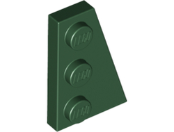 Wedge, Plate 3 x 2 Right, Dark Green (43722 / 6167130)