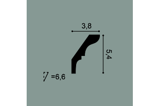 Карниз CX112 - 5,4*3,8*200см