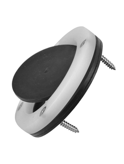 Невозвратный клапан Attwood Valve 3876-1 Ø73мм белый/чёрный из нейлона и винила