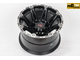 Комплект дисков R16 10,0J ET-45 6*139,7 TUFF A.T. T-01 Черный с полированным ободом (R605)
