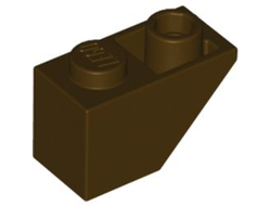 Slope, Inverted 45 2 x 1, Dark Brown (3665 / 4654915)