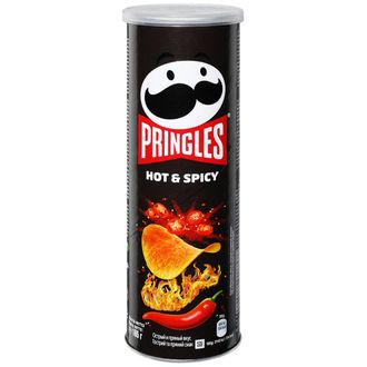 Чипсы Принглс острые Pringles Hot and Spicy, 165 гр
