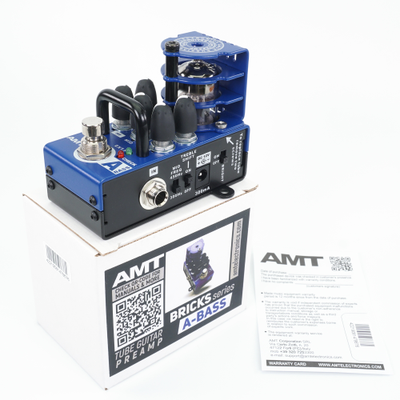AMT Bricks A-Bass - одноканальный ламповый гитарный преамп (эмуляция Alembic) [без БП]