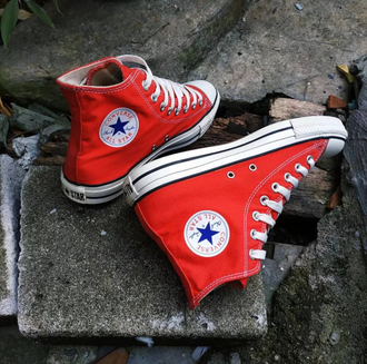 Кеды Converse All Star красные высокие M9621