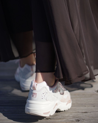 Кроссовки FILA DISRUPTOR 2 Розо-Белые женские