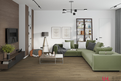 SPC ламинат Damy Floor Family Дуб Мокко / Mocha Oak 0030-6