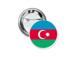 Значок закатной Азербайджан