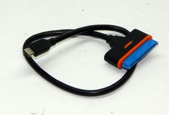 Переходник USB Type-C штекер - SATA гнездо для HDD 2,5&#039; (без блока питания)