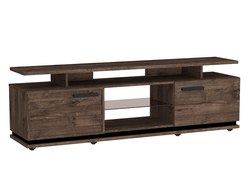 Гостиная NATURE (НАТУРА) - NATURE 3 Тумба ТВ Дуб Апрель Темный-Черный