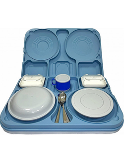 ТЕРМОПОДНОС ДЛЯ ТАБЛЕТ-ПИТАНИЯ ИЗ ПОЛИПРОПИЛЕНА, В КОМПЛЕКТЕ С ПОСУДОЙ