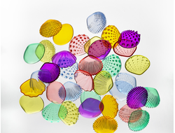 Ракушки морские прозрачные (тактильные) 108 шт.