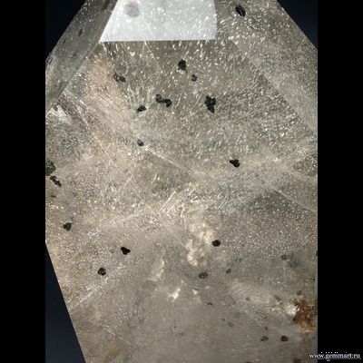 Горный хрусталь с включениями хлорита, гематита и рутила. Мадагаскар. 205*120*100мм. (ААА)