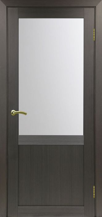 Межкомнатная дверь "Турин-502.21" венге (стекло)