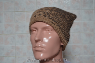 вязаная шапка унисекс зима 2017