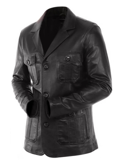 кожаный пиджак мужской, кожаный пиджак