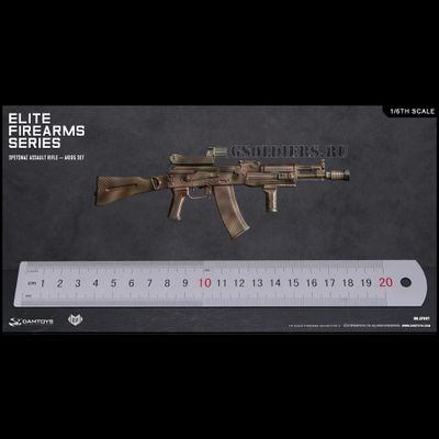 Автомат АК-105 1/6 AK105 SET SPETSNAZ ASSAULT RIFLE (EF007) - DAMTOYS