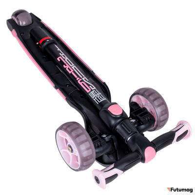 Детский самокат TechTeam Surf Girl 2021 розовый