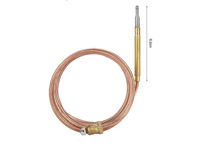 Термопара для газовых плит (универсальная), L-1500мм, 9 гаек