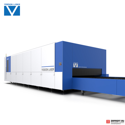 Станок для резки листов FC-серии, со сменными столами, с защитной кабиной