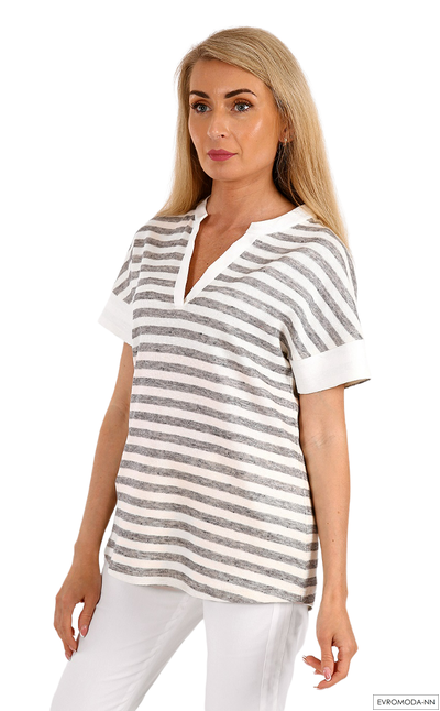 Блузка женская в полоску Жазлин -F2