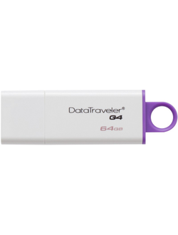 Флеш-память Kingston DataTraveler I G4, 64Gb, USB 3.0, фиолетовый, DTIG4/64GB